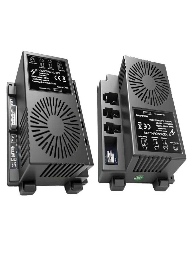 طقم تحويل لوحة تحكم BUMPKAI HY2005RX-HL-24V/HY2005RX-24V/40A بجهد 24 فولت لسيارات الألعاب الكهربائية Power Wheels، ترقية من 12 فولت إلى 24 فولت، قطع غيار بديلة، بلوتوث 2.4 جيجا هرتز، مستقبل، طاقة عالية، 18 فولت - Image 5